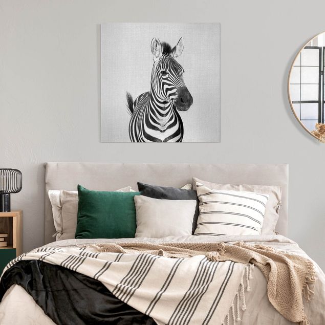 Nowoczesne obrazy Zebra Zilla Black And White
