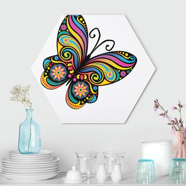 Obrazy do salonu Nr BP22 Mandala motyla