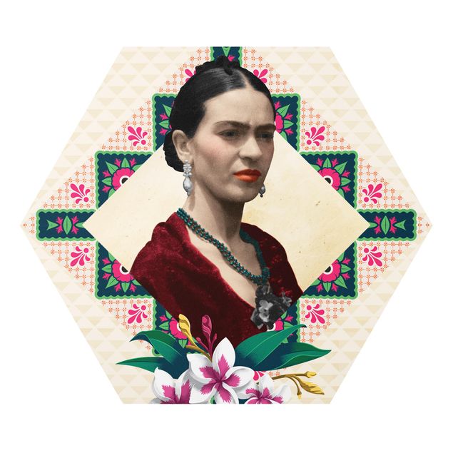 Obrazy kwiatowe Frida Kahlo - Kwiaty i geometria
