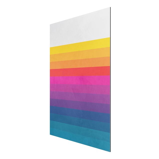 Obraz kolorowy Retro Rainbow Stripe