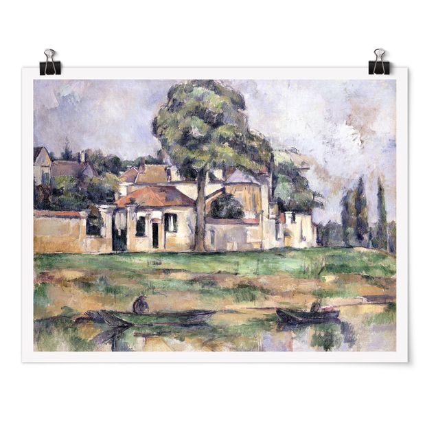 Impresjonizm obrazy Paul Cézanne - Brzegi Marny