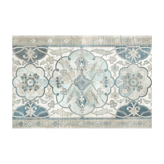 nowoczesny dywan Panel drewniany Persian Vintage II