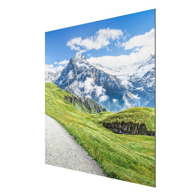 Obrazy do salonu nowoczesne Grindelwald Panorama