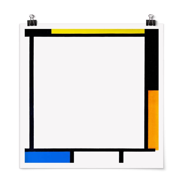 Obrazy abstrakcja Piet Mondrian - Kompozycja II