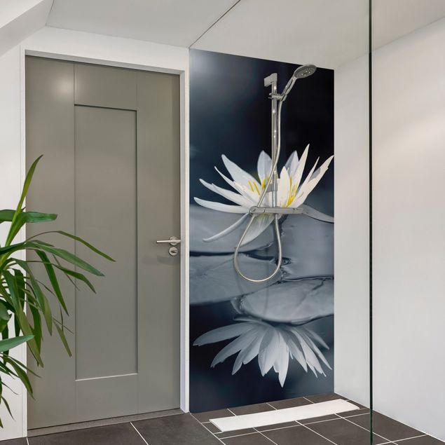 Panele ścienne do łazienki pod prysznic Lotus Reflection In The Water