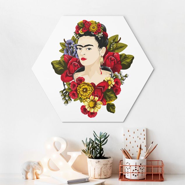 Obrazy do salonu Frida Kahlo - Róże