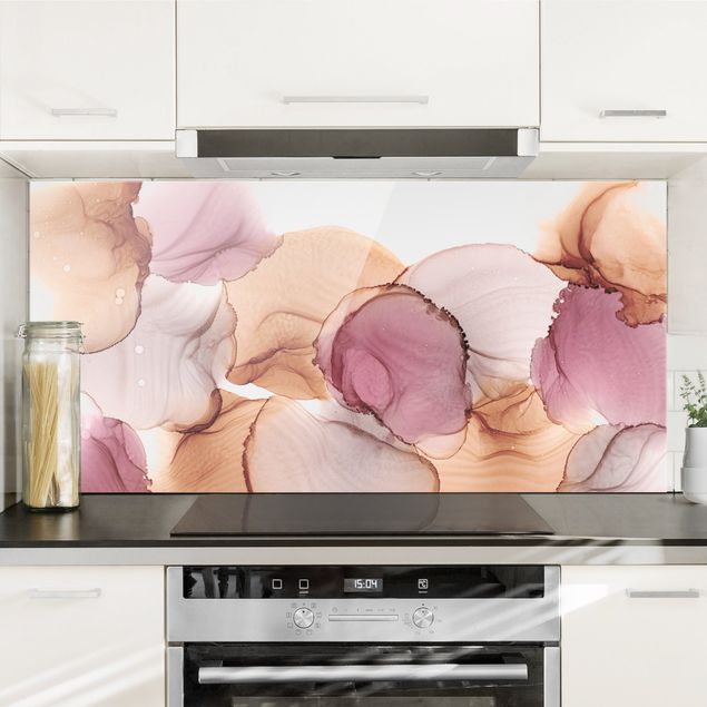 Dekoracja do kuchni Jesienne wibracje w kolorze fioletowym i miedzianym