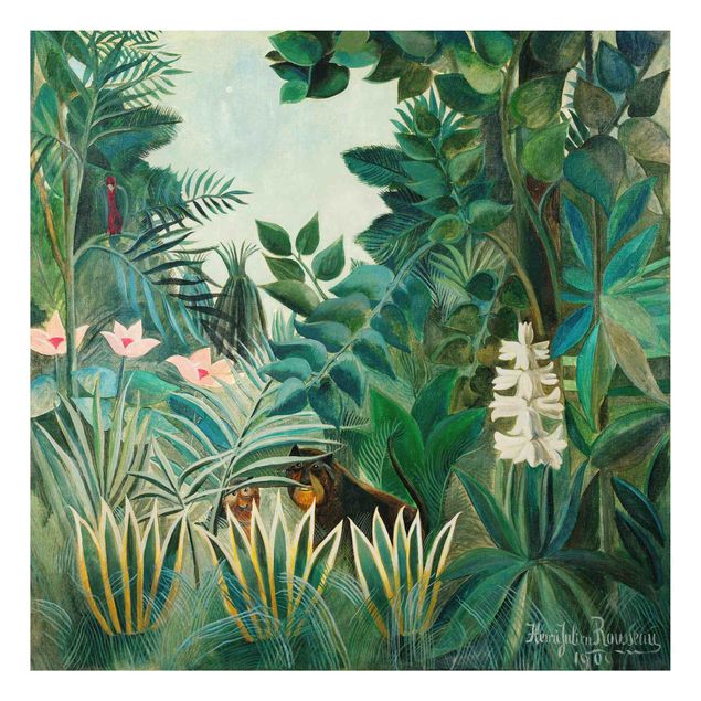 Obrazy do salonu nowoczesne Henri Rousseau - Dżungla na równiku