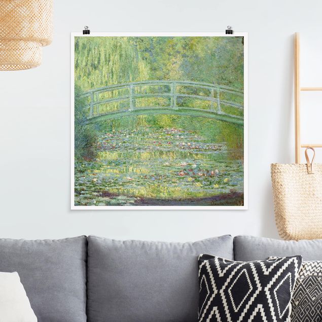 Obrazy do salonu nowoczesne Claude Monet - Mostek japoński