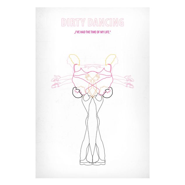 Obrazy do salonu nowoczesne Plakat filmowy Dirty Dancing
