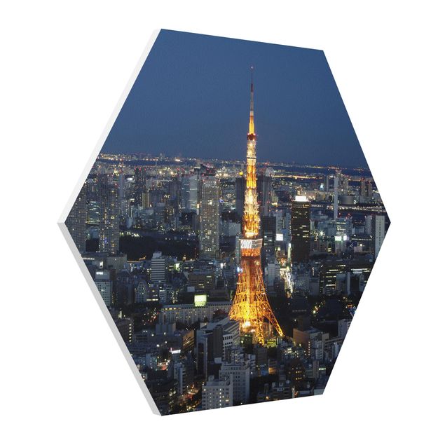 Obrazy do salonu nowoczesne Wieża w Tokio