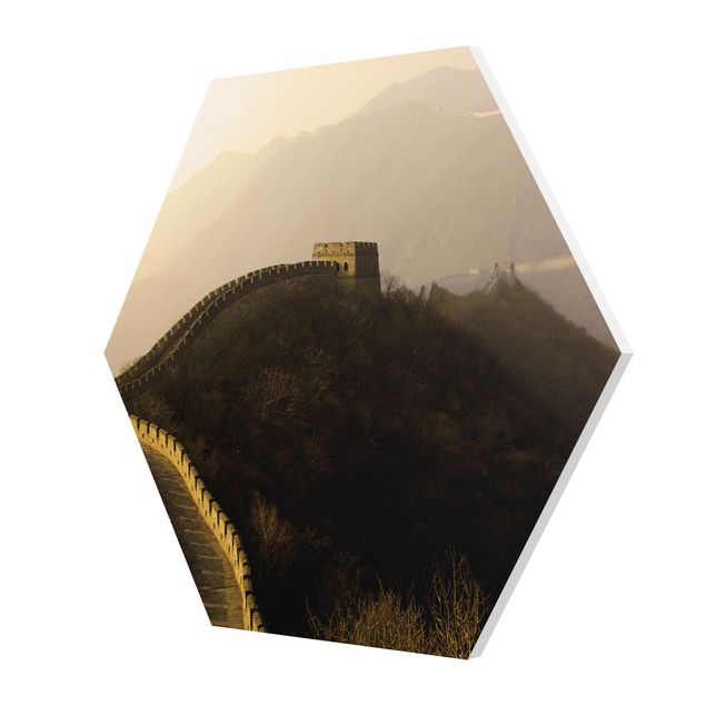 Obrazy krajobraz Wschód słońca nad Wielkim Murem Chińskim