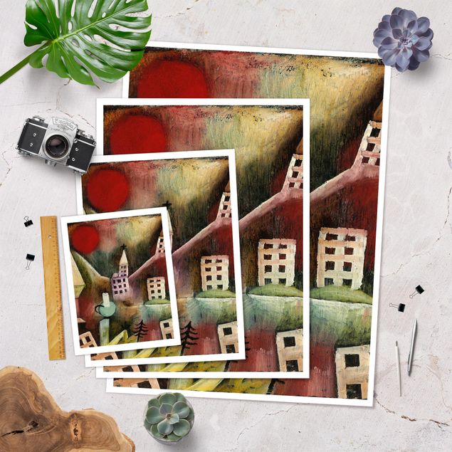 Plakaty na sciane Paul Klee - Zniszczona wioska