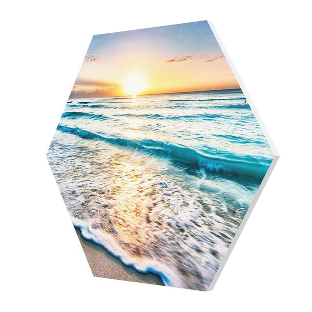 Plaża obraz Zachód słońca na plaży