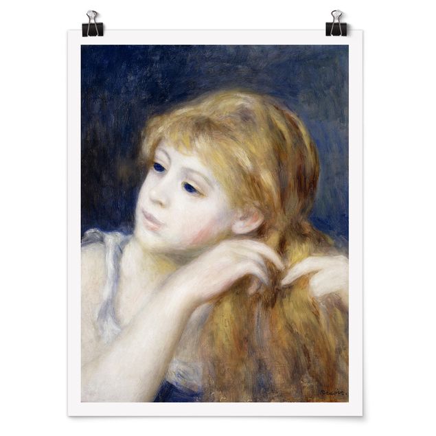 Impresjonizm obrazy Auguste Renoir - Głowa dziewczynki