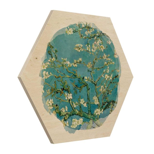 Obrazy van Gogha Akwarele - Vincent van Gogh - Kwiat migdałowca