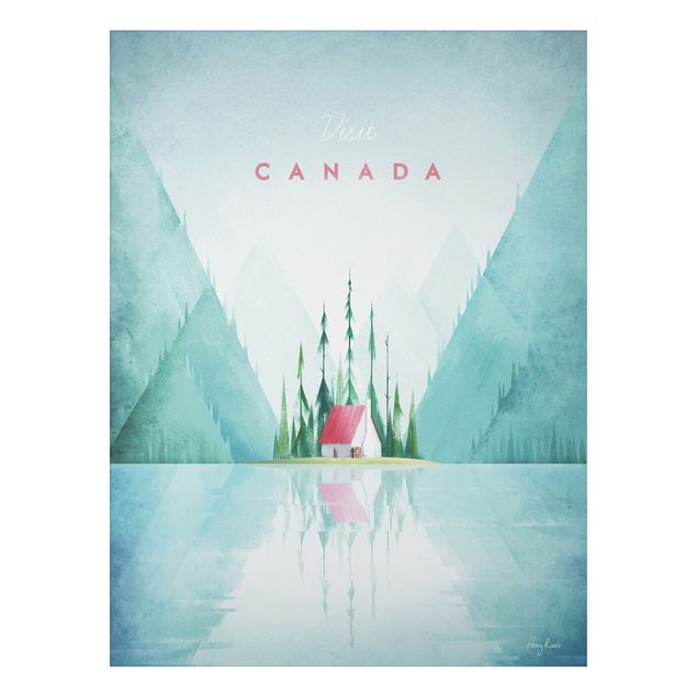 Obrazy do salonu Plakat podróżniczy - Kanada