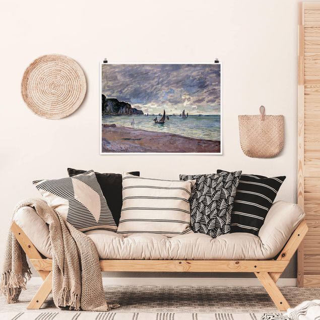 Nowoczesne obrazy do salonu Claude Monet - Wybrzeże Pourville