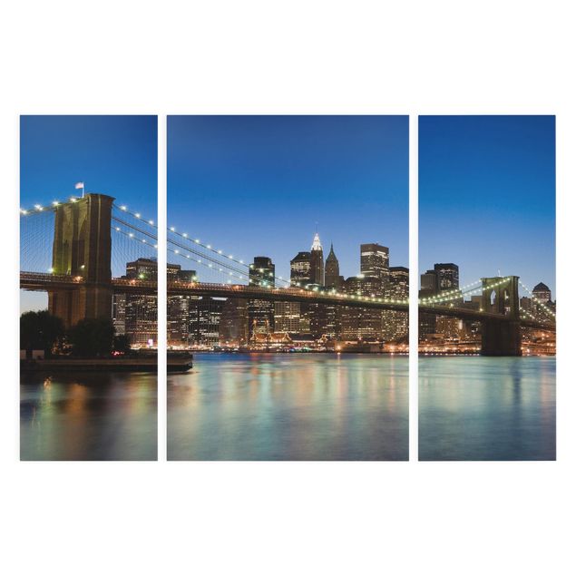 Obrazy Nowy Jork Most Brooklyński w Nowym Jorku