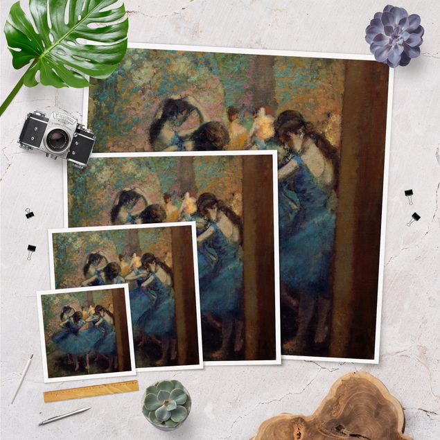 Obraz niebieski Edgar Degas - Niebieskie tancerki