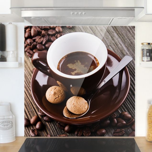 Dekoracja do kuchni Coffee Mugs With Coffee Beans