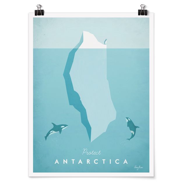 Obrazy na ścianę krajobrazy Plakat podróżniczy - Antarktyda