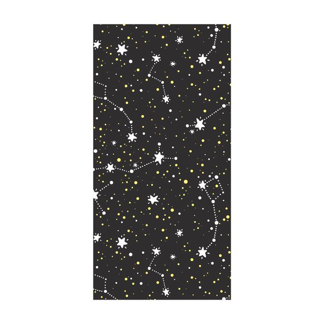 dywan nowoczesny Narysowane rozgwieżdżone niebo z Wielkim Chochlikiem