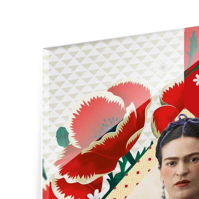 Nowoczesne obrazy Frida Kahlo - Kwiaty maku
