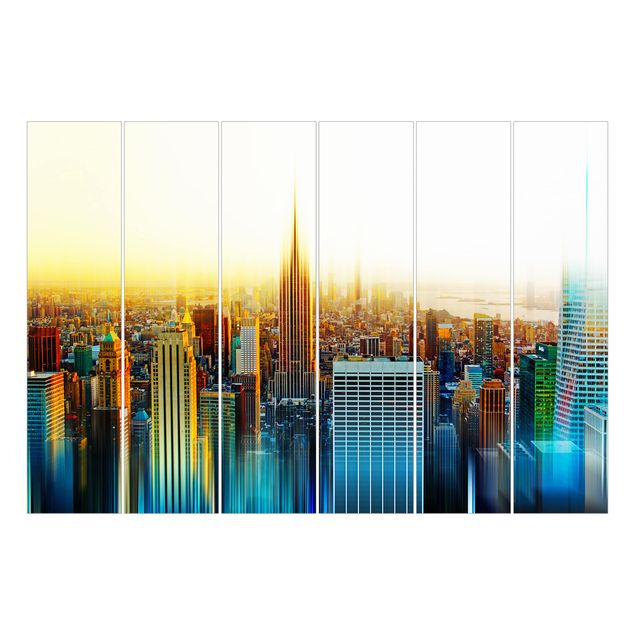 Zasłony panele Manhattan Streszczenie