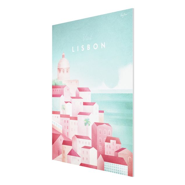 Obrazy morze Plakat podróżniczy - Lizbona