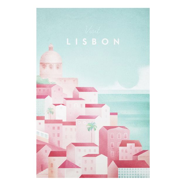 Obrazy do salonu Plakat podróżniczy - Lizbona