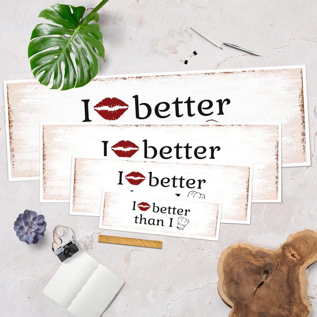 Plakat - Nr KA29 I Kiss Better