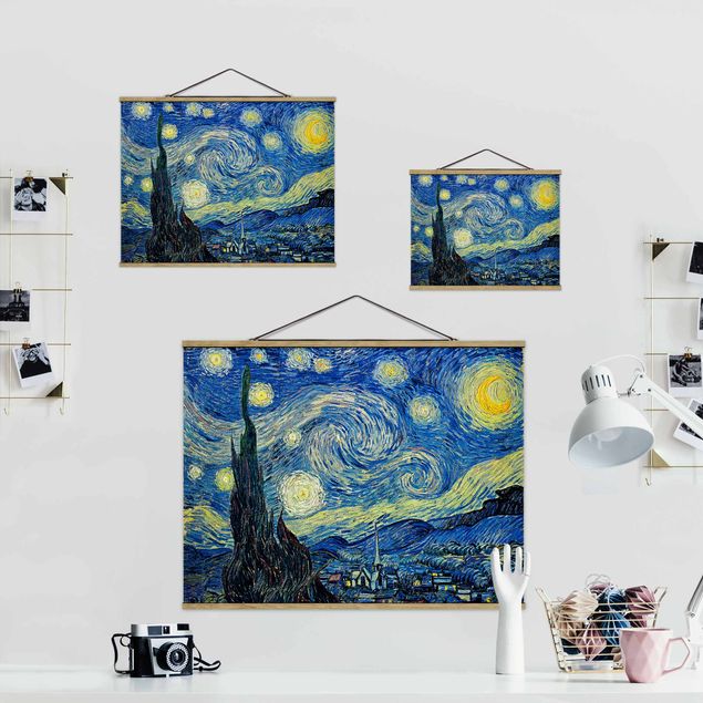 Obraz z niebieskim Vincent van Gogh - Gwiaździsta noc