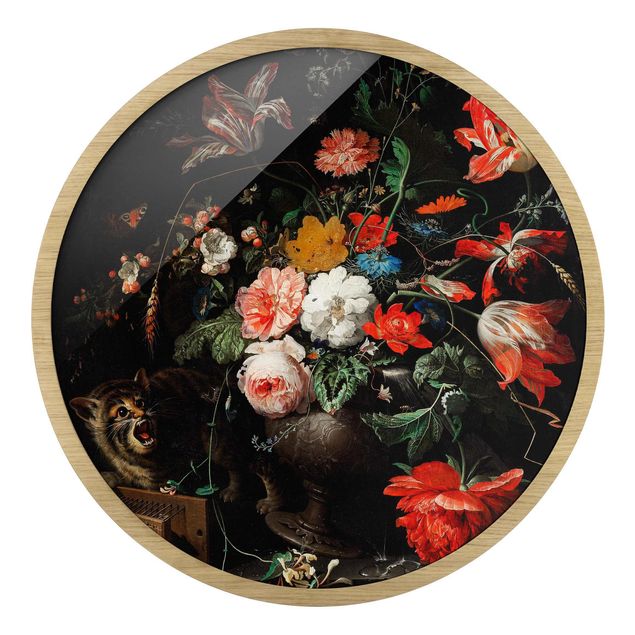 Obrazy nowoczesny Abraham Mignon - The Overturned Bouquet