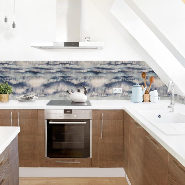 Panel ścienny do kuchni - Abstract Watercolour Mountains