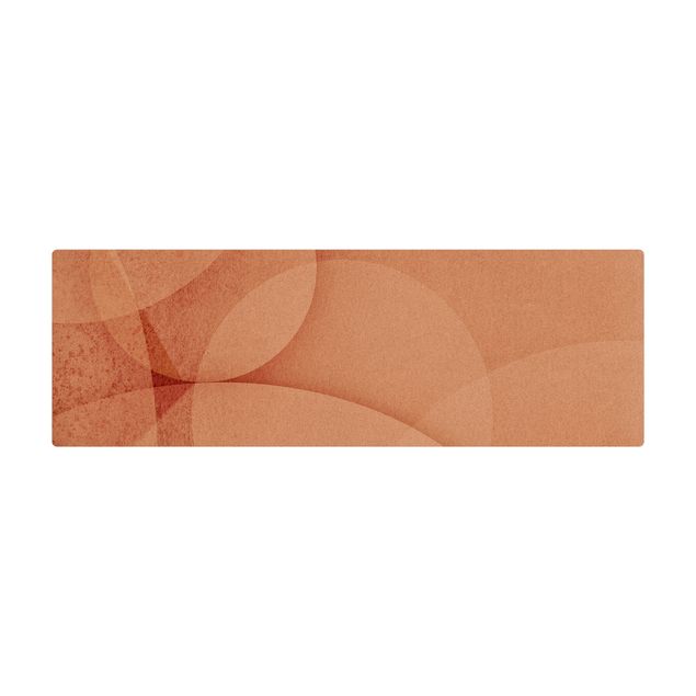 Mata korkowa - Abstrakcyjna grafika w kolorze brzoskwiniowym