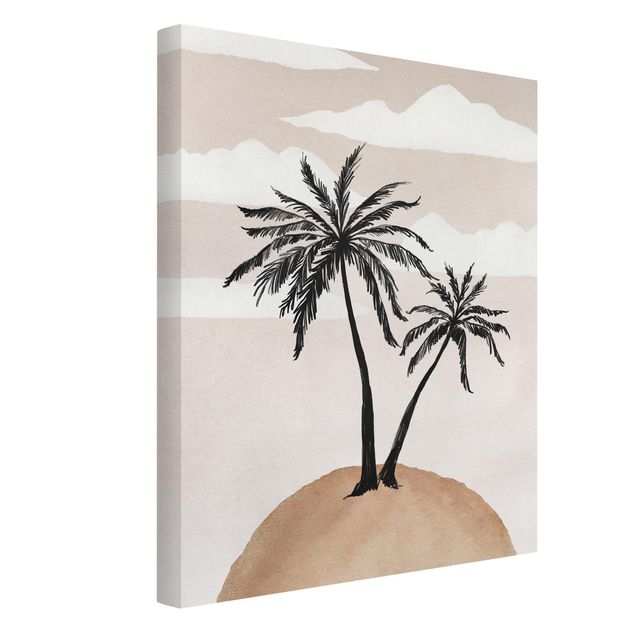 Obraz natura Abstract Island Of Palm Trees