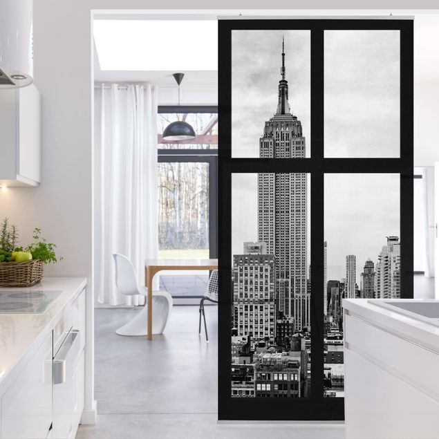Domowe tekstylia Okno Nowy Jork Empire State Building