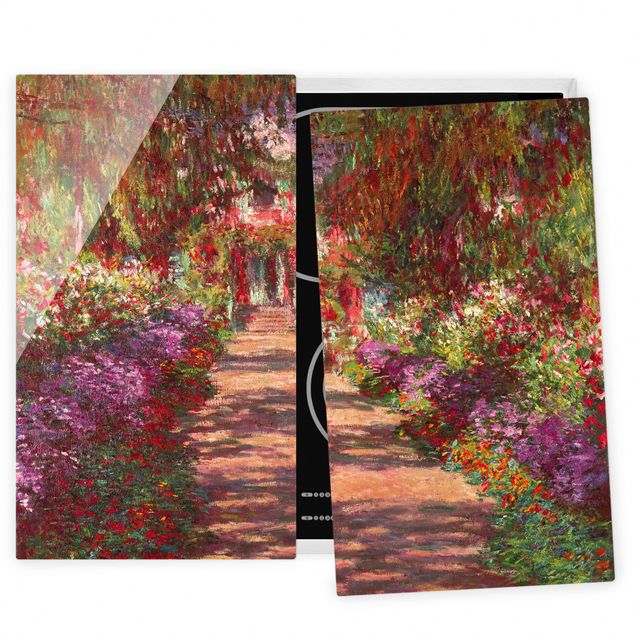 Dekoracja do kuchni Claude Monet - Ścieżka w ogrodzie Moneta w Giverny