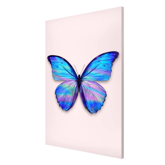 Obrazy nowoczesne Holograficzny motyl
