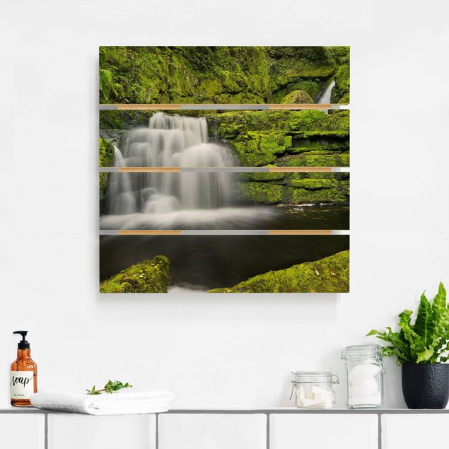 Rainer Mirau obrazy Niższy wodospad McLean w Nowej Zelandii