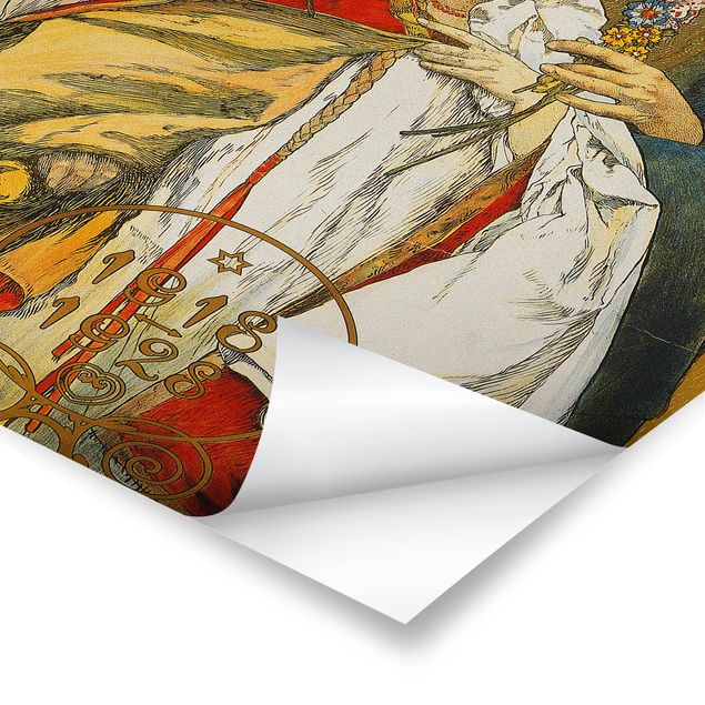 Obrazy retro Alfons Mucha - plakat Republika Czechosłowacka
