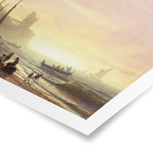 Obrazy romantyzm Albert Bierstadt - Flota rybacka