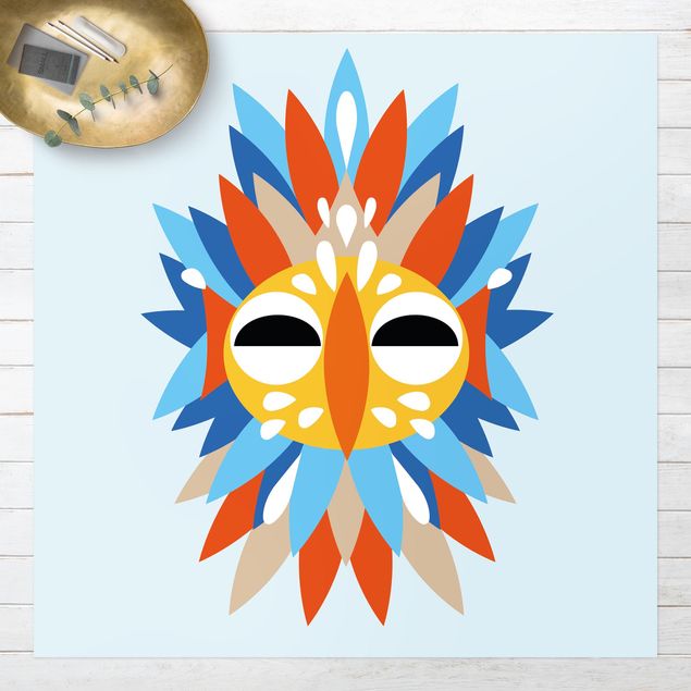 dywan zewnętrzny Kolaż Etno Maska - Papuga