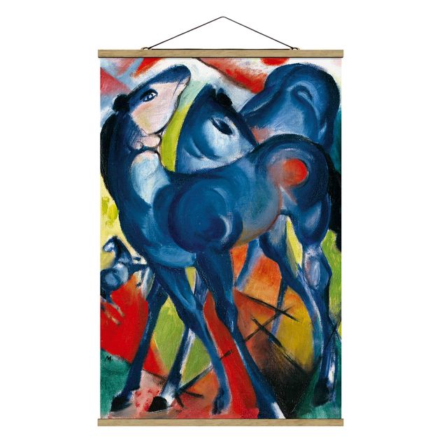 Obrazy na szkle abstrakcja Franz Marc - The Niebieski Foals