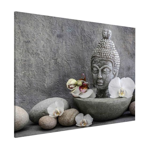 Obrazy orchidea Budda Zen, orchidee i kamienie