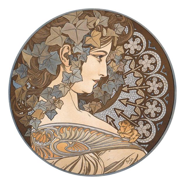 Tapety vintage Alfons Mucha - Synthia