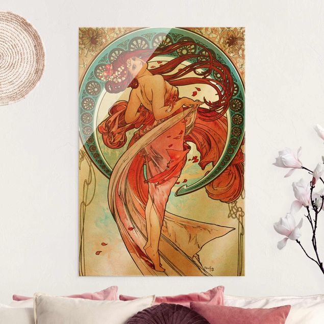 Obrazy art deco Alfons Mucha - Cztery sztuki - Taniec