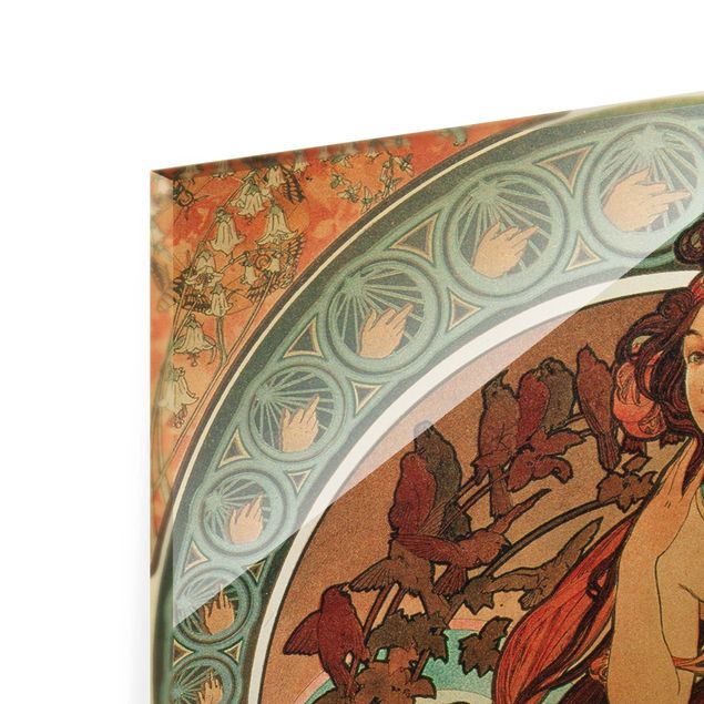 Obrazy nowoczesny Alfons Mucha - Cztery sztuki - Muzyka