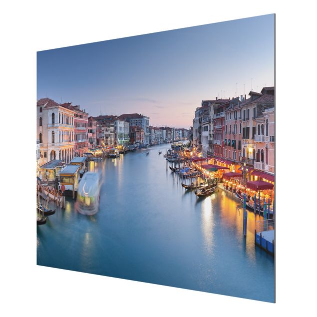 Nowoczesne obrazy Wieczorna atmosfera na Wielkim Kanale w Wenecji